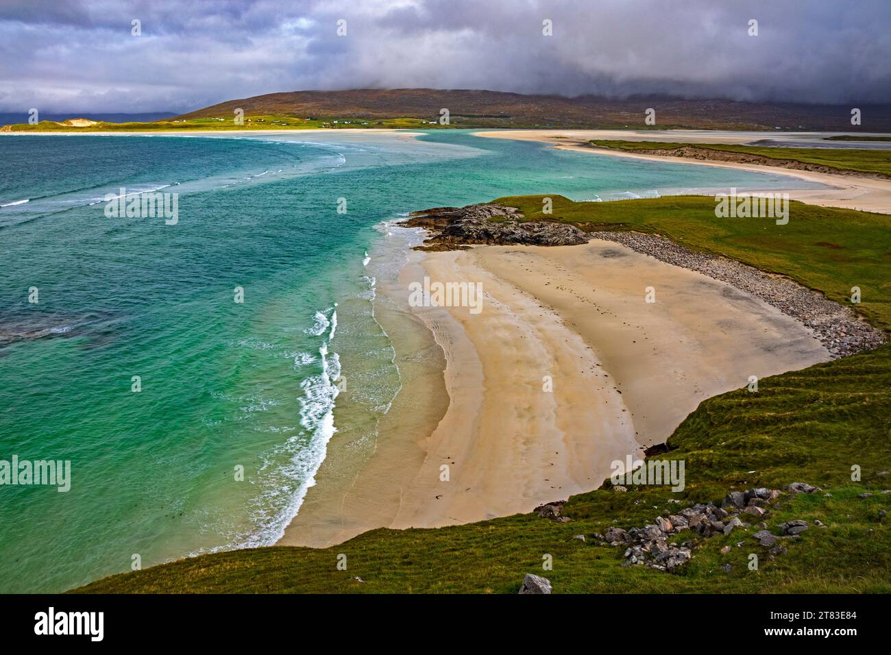 Seilebost Beach, West Harris, Isle of Harris, Outer Hebrides, Scotland, UK Stock Photo