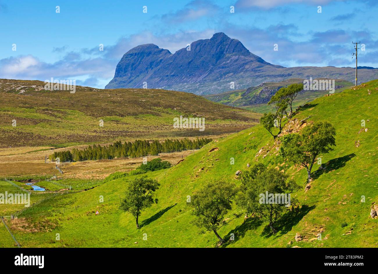 Suilven, Assynt, Wester Ross, Scottish Highalnds, UK Stock Photo
