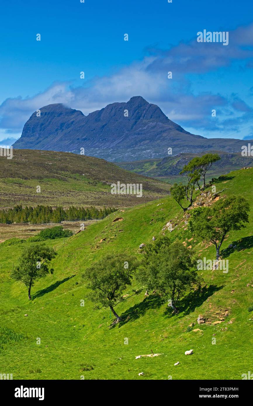 Suilven, Assynt, Wester Ross, Scottish Highalnds, UK Stock Photo