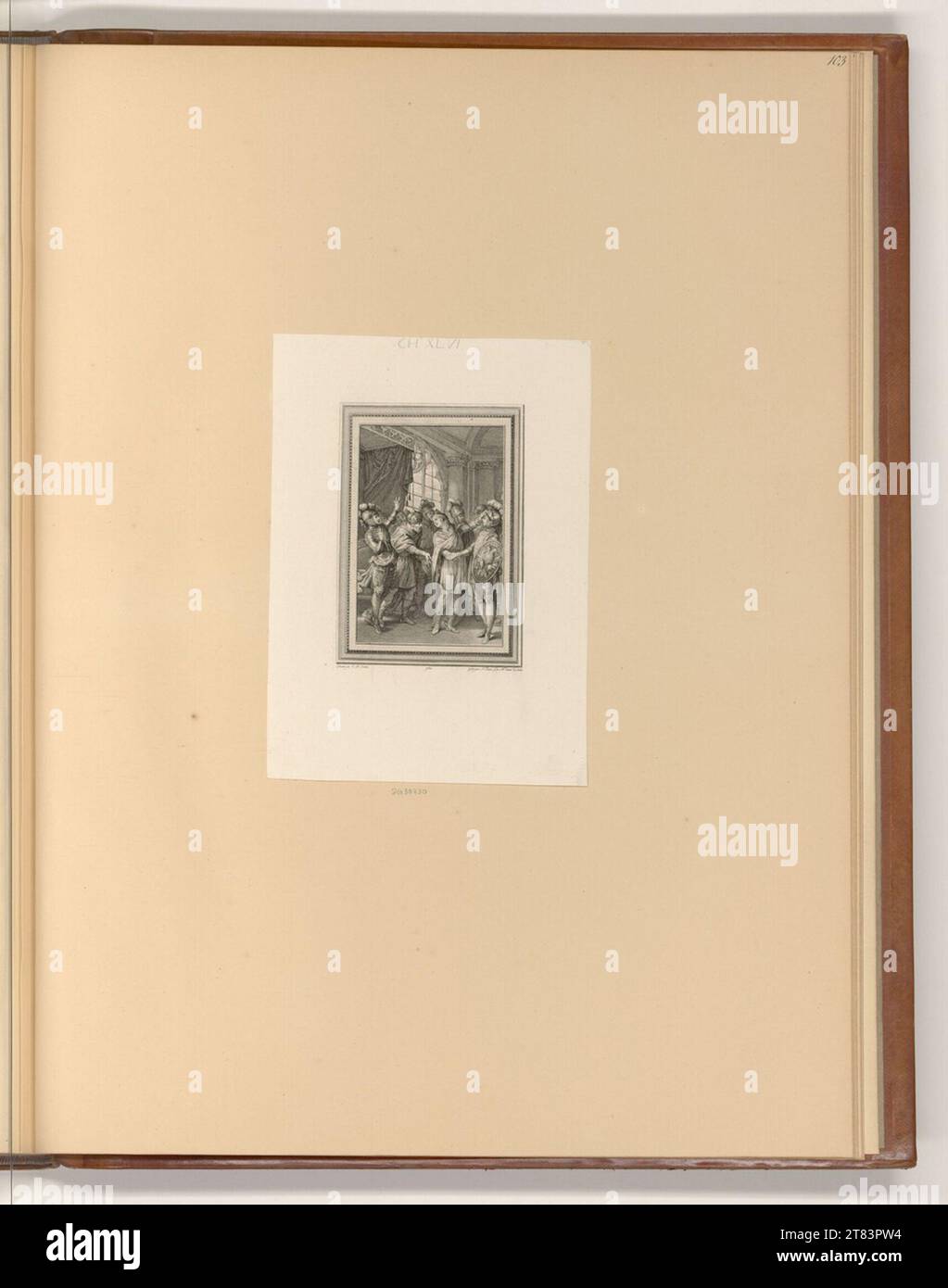 Nicolas Ponce (Engraver) Buchillustration. Copper engraving, etching