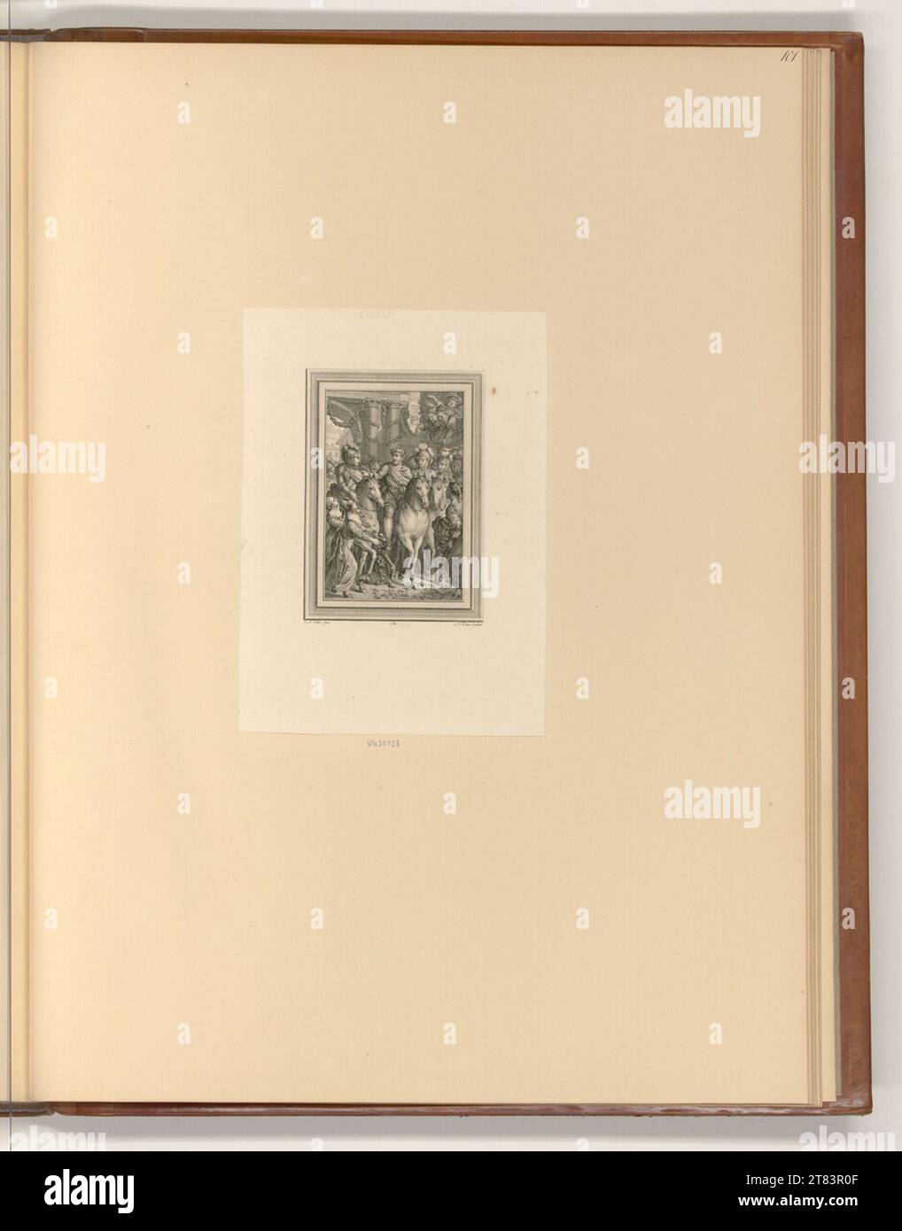 Nicolas Ponce (Engraver) Buchillustration. Copper engraving, etching