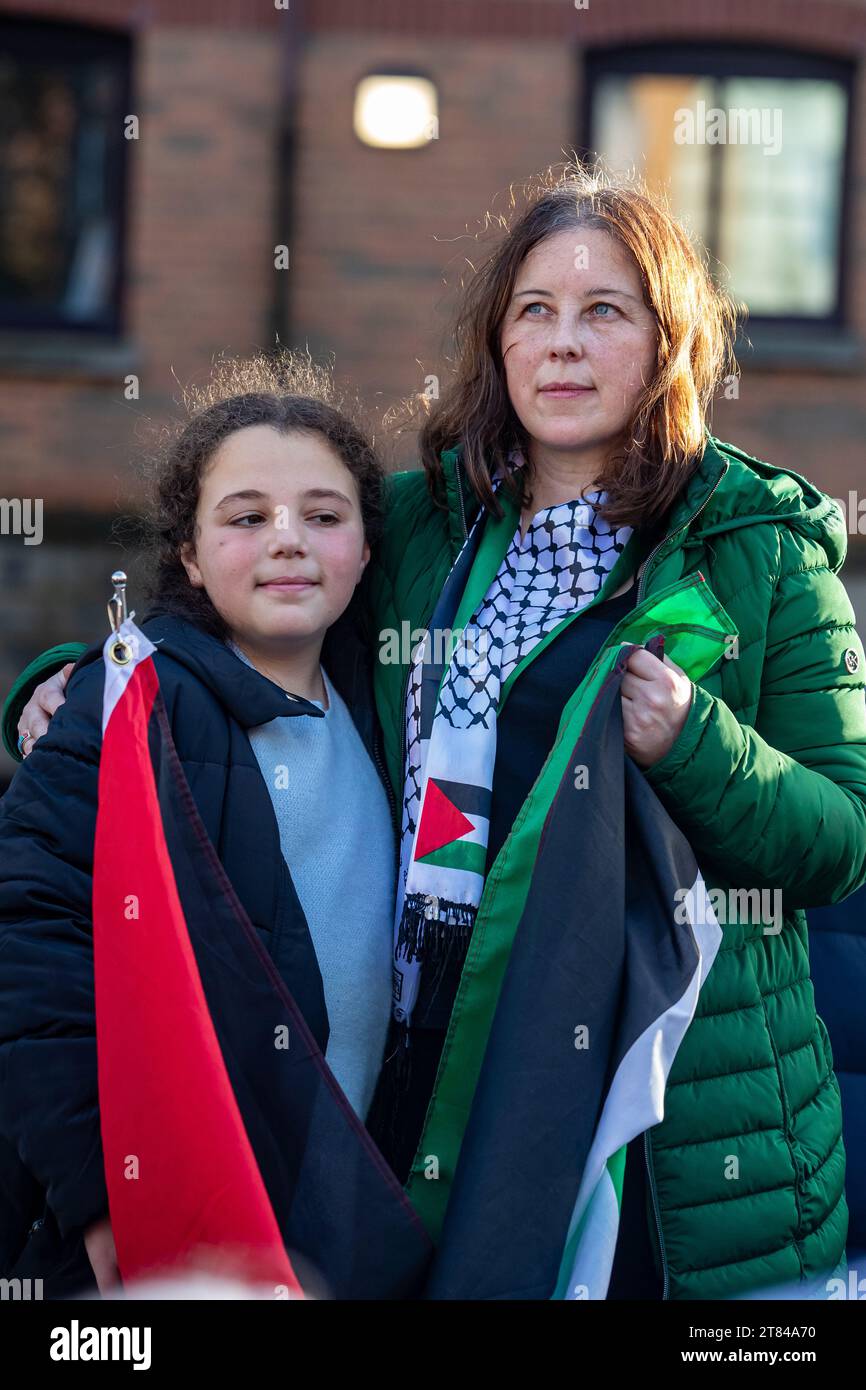 Belfast, UK. 18th Nov, 2023. Ireland-Palestine Solidarity Campaign