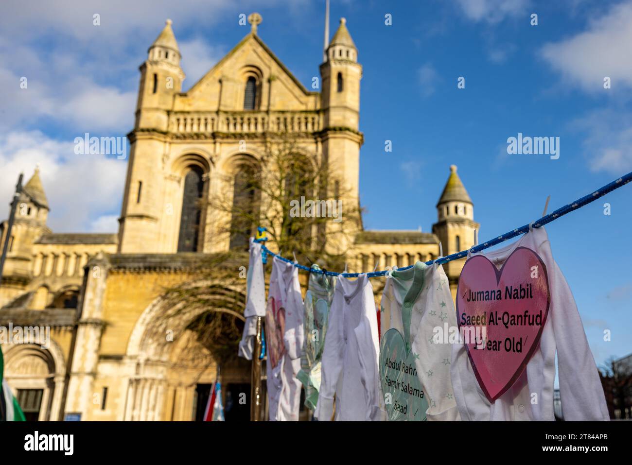 Belfast, UK. 18th Nov, 2023. Ireland-Palestine Solidarity Campaign