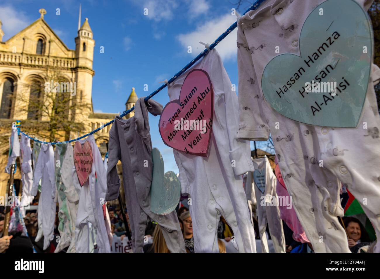 Belfast, UK. 18th Nov, 2023. Ireland-Palestine Solidarity Campaign
