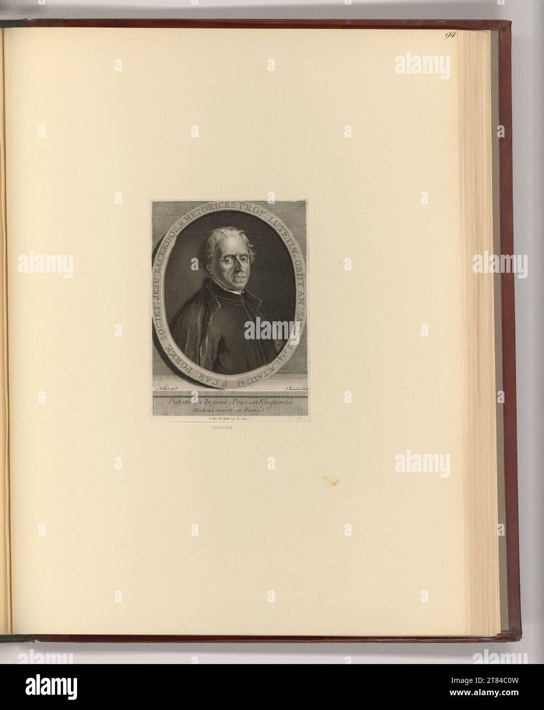 Jean Joseph Balechou (Engraver) Portrait chartgabriel Copper