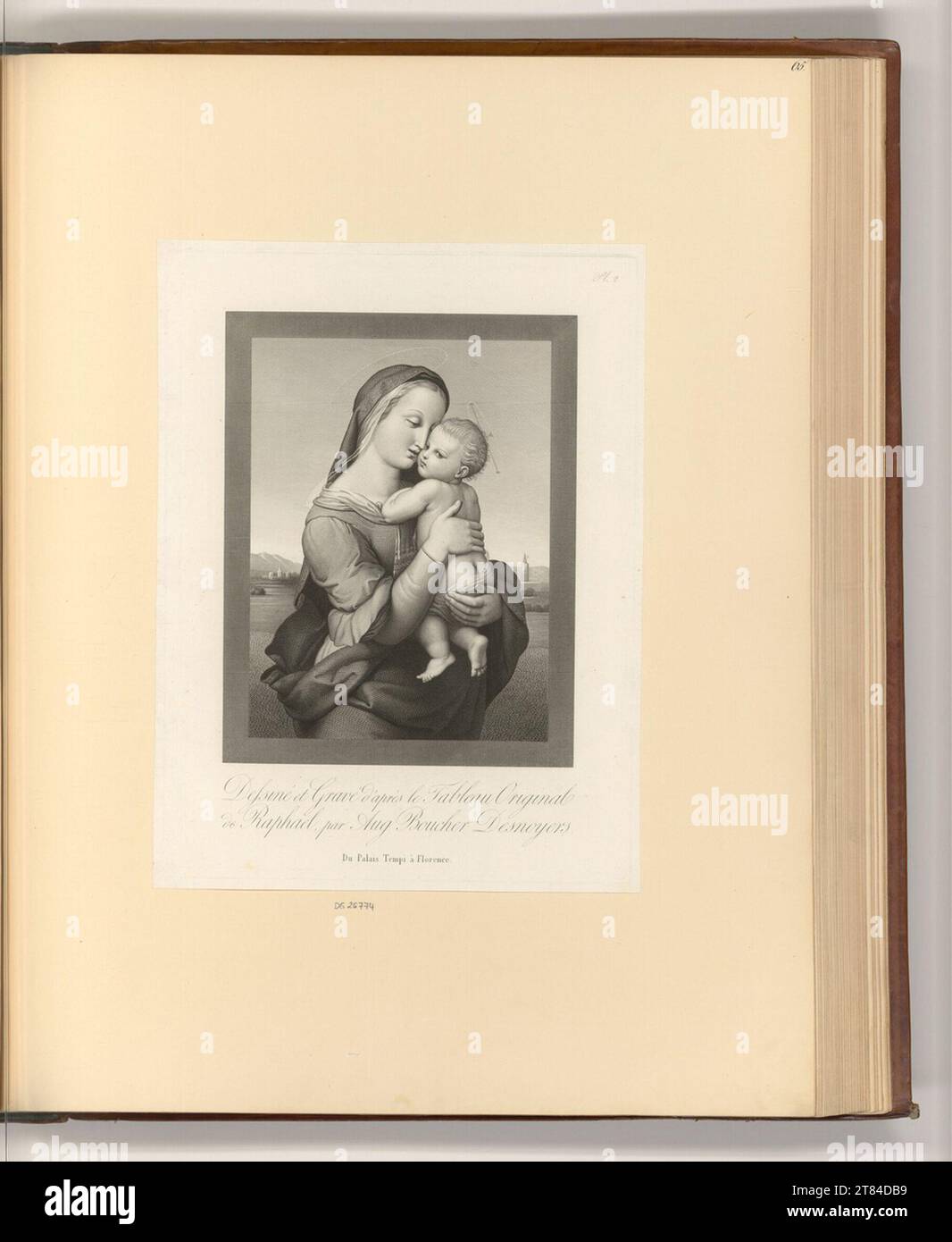 Auguste Gaspard Louis Boucher Desnoyers (Engraver) Madonna times