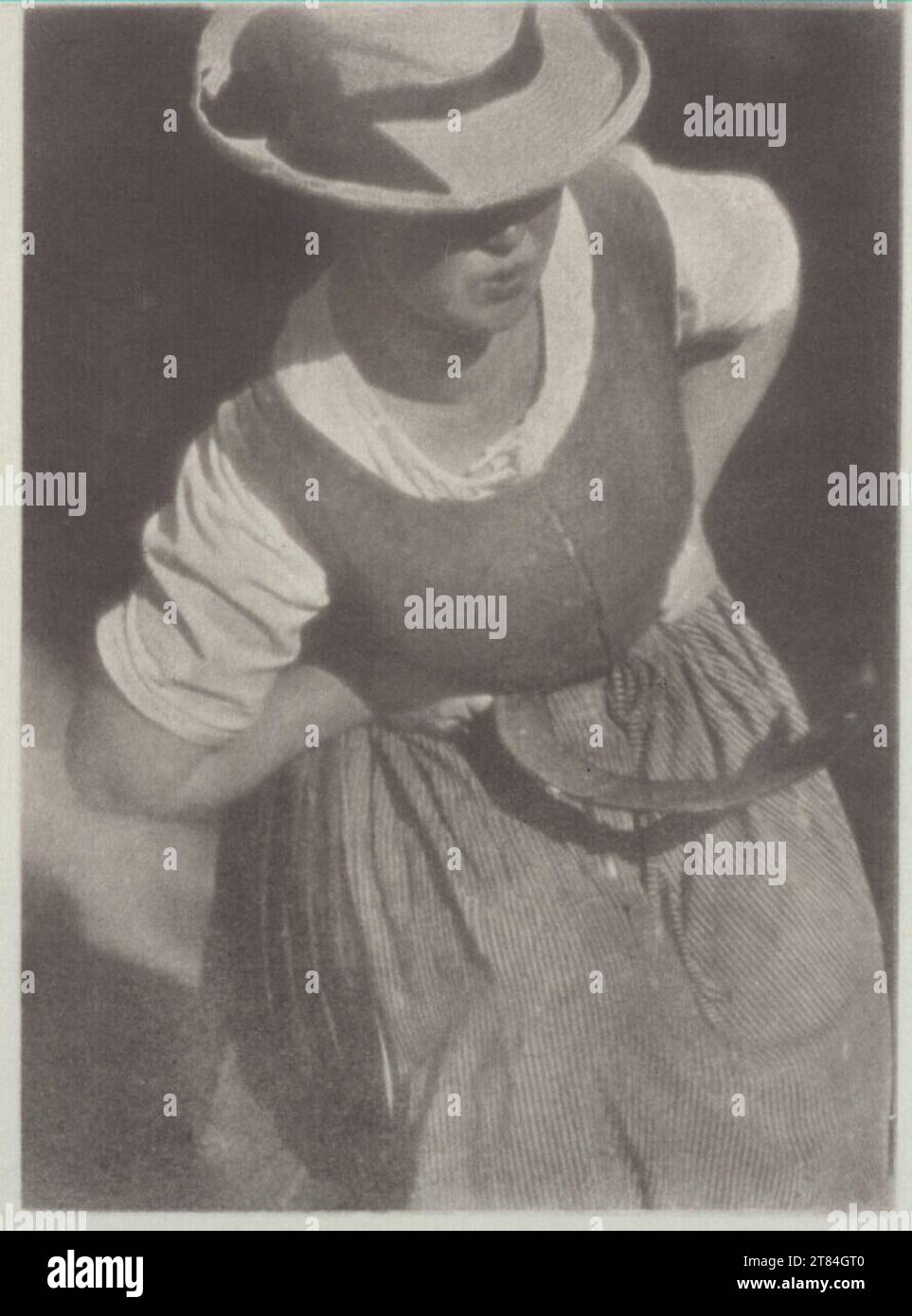 Heinrich Kühn Snitter. Multiple oil conversion on Japanese paper [AG] 4.7.1924 , 1924-07-04 Stock Photo
