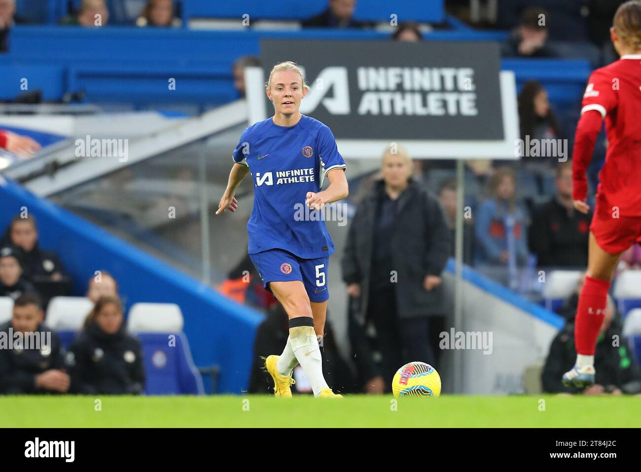 18th November 2023; Stamford Bridge, London, England: Womens Super League Football, Chelsea  versus Liverpool; Sophie Ingle of Chelsea Stock Photo