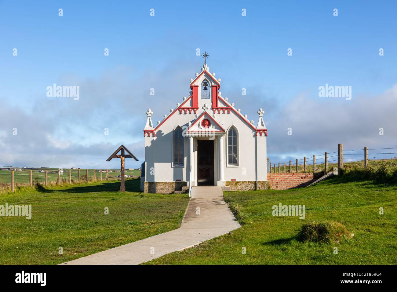 The Italian Chapel, Lamb Holm, Orkney, UK Stock Photo