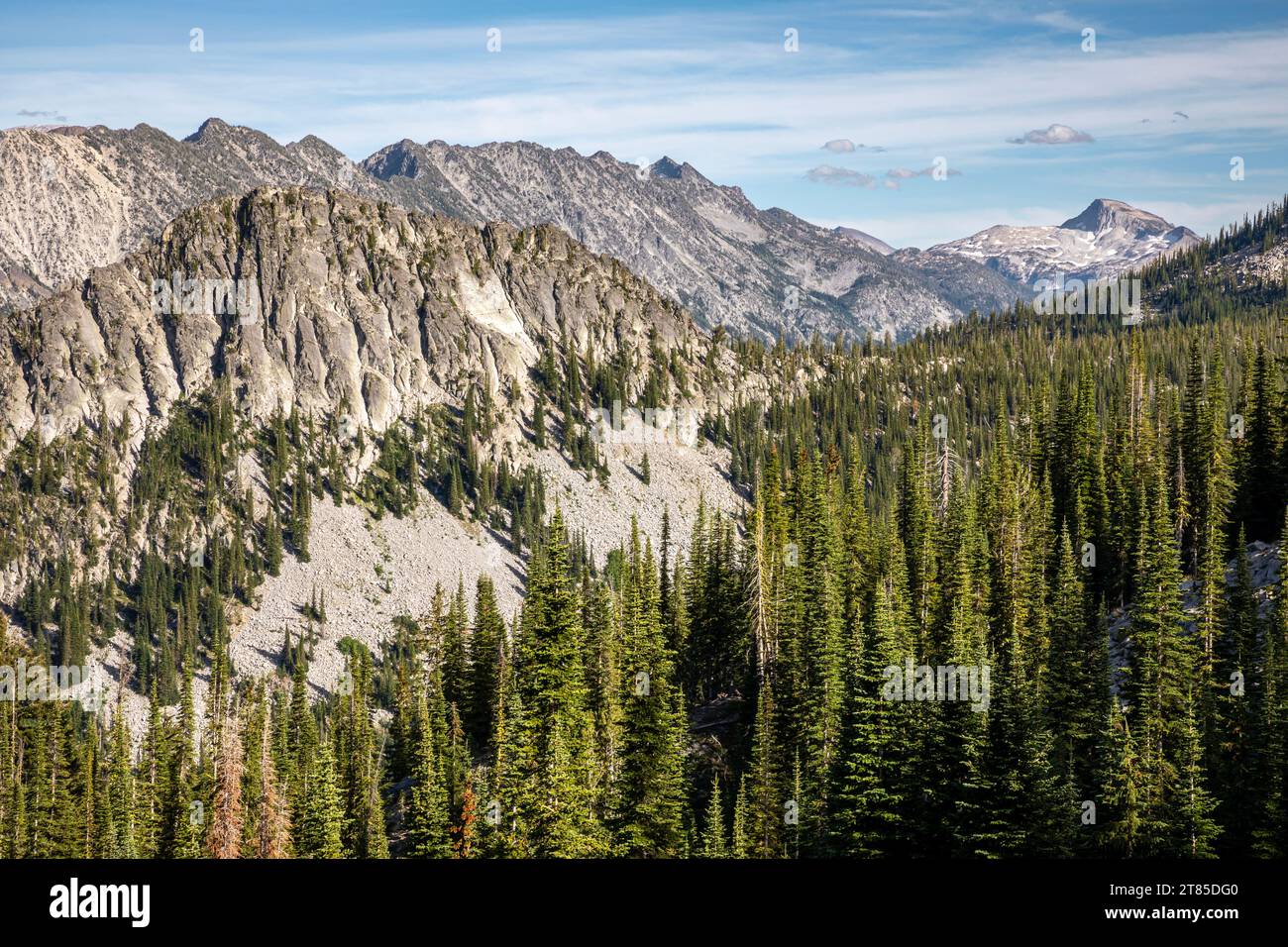 OR02781-00...OREGON - View of Eagle Cap Peak from the Chimney Lake ...