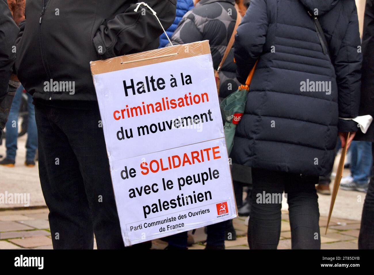 Demonstration in support of Gaza and the protection of the Palestinian