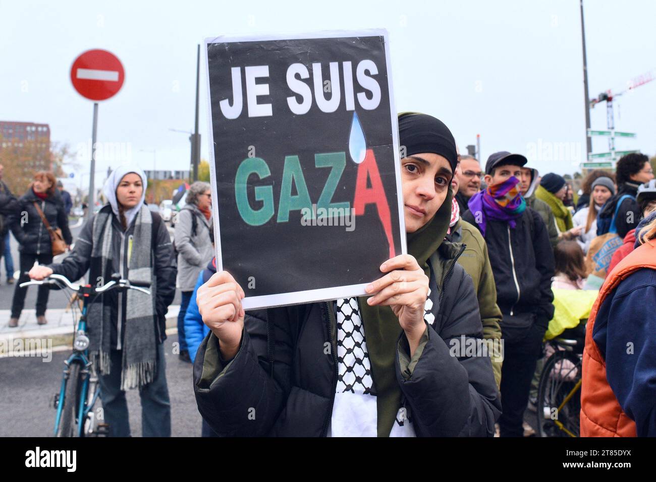 Demonstration in support of Gaza and the protection of the Palestinian