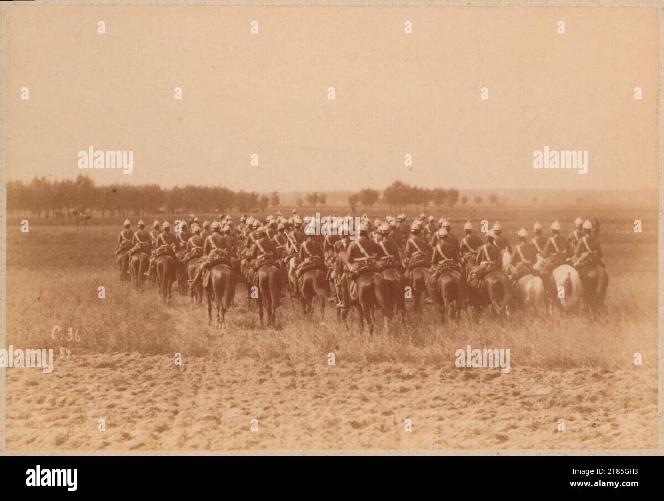 Outdoor scene mounted cavalry hi-res stock photography and images - Alamy