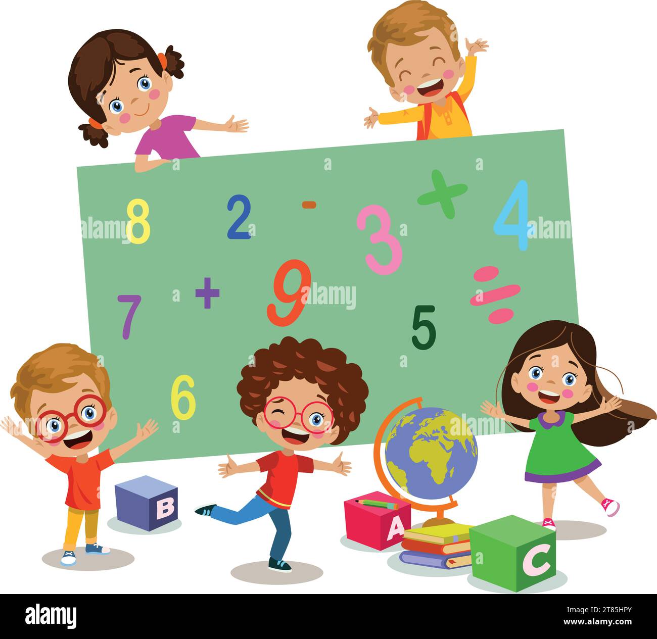 Childrens math Stock Vector Images - Alamy