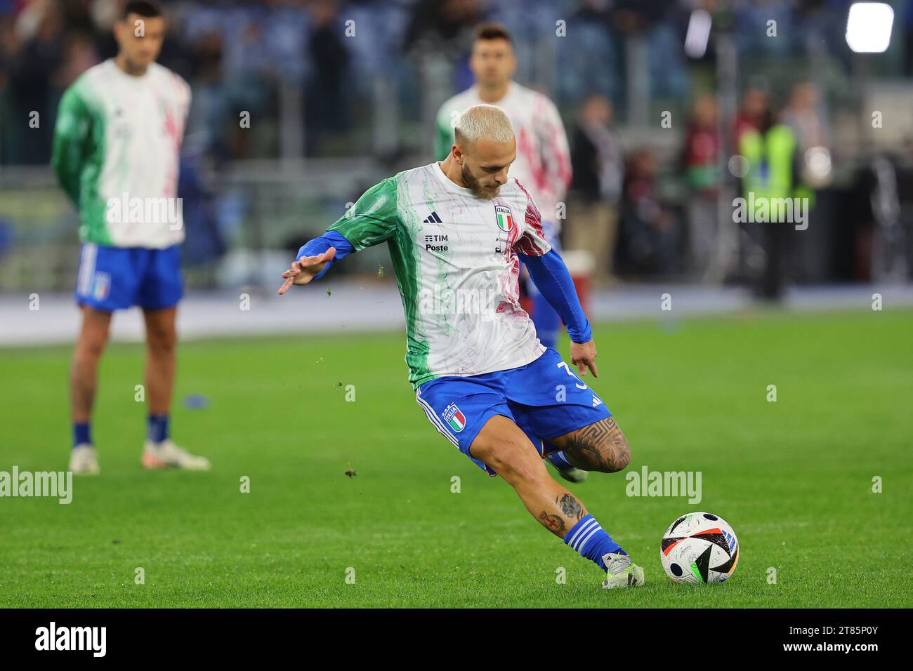 Rome, Italy 17.11.2025 Italy Warmup before football match UEFA EURO