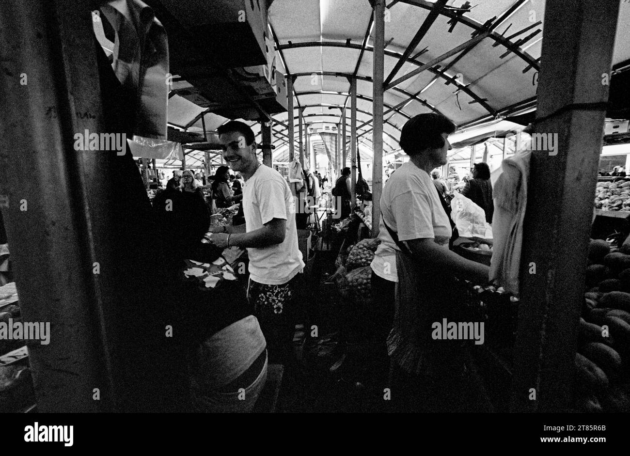 FOOD MARKET NIS SERBIA STREET PHOTOGRAPHY BLACK AND WHITE SILVER