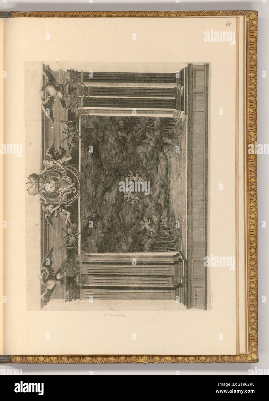 Jan van Ossenbeeck (Engraver) Stage design. etching 16661707 , 1666/