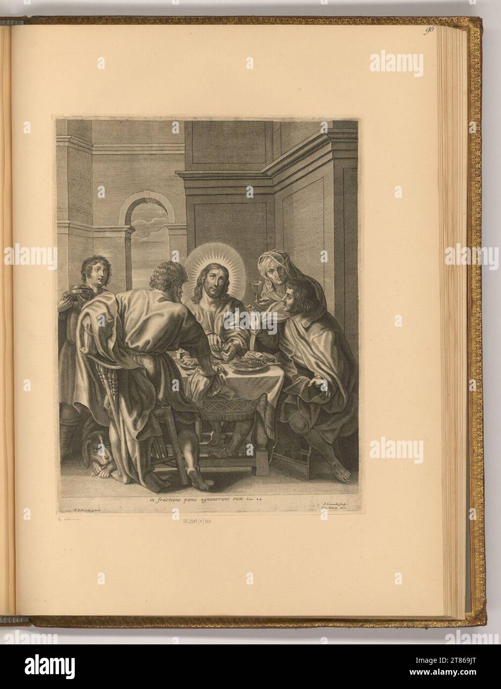 Recognize Jesus Adriaen Lommelin (Engraver) The disciples recognize Jesus while ...