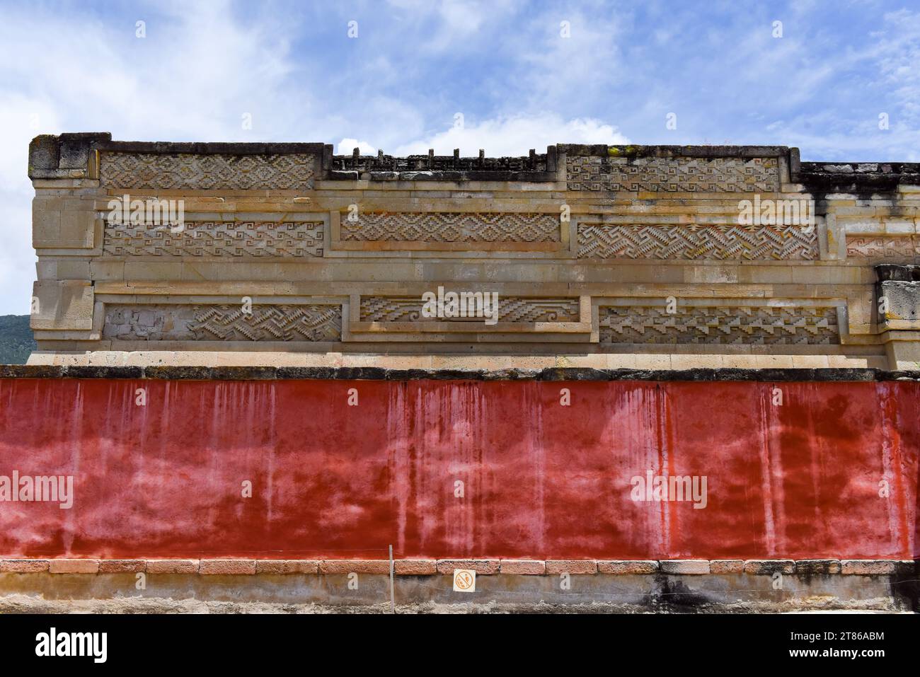Mitla, a mesoamerican archeological site of the Zapotec civilization, Oaxaca valley, Mexico