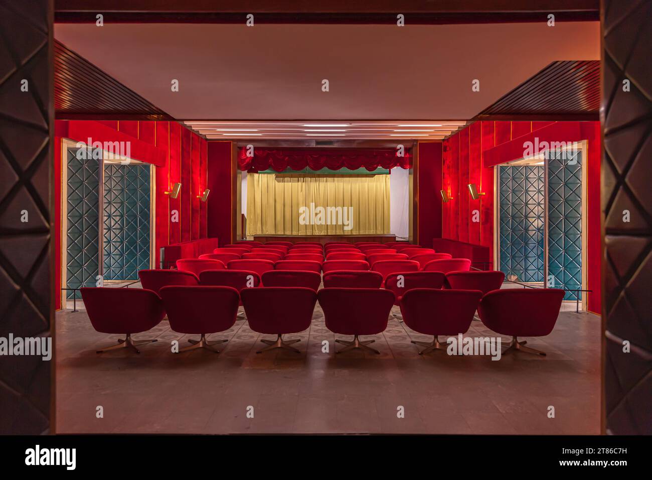 Ho Chi Minh city, Vietnam, March 25 2023: Interior of theater ...