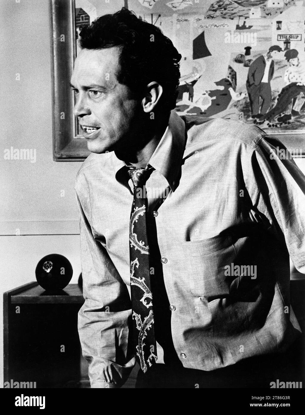Warren Oates, on-set of the film, 'The Split', MGM, 1968 Stock Photo