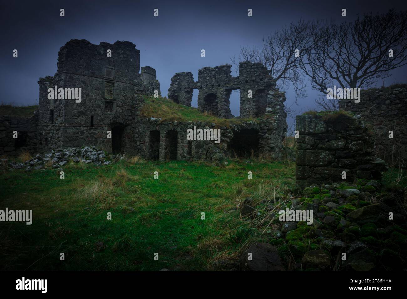 pitsligo castle aberdeenshire scotland. Stock Photo