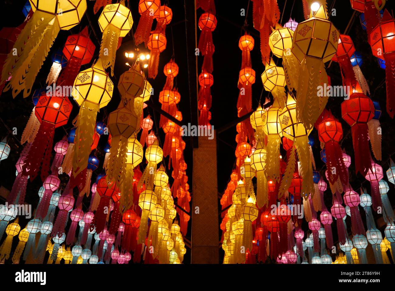Thailand lantern festival in Chiang Mai Stock Photo Alamy