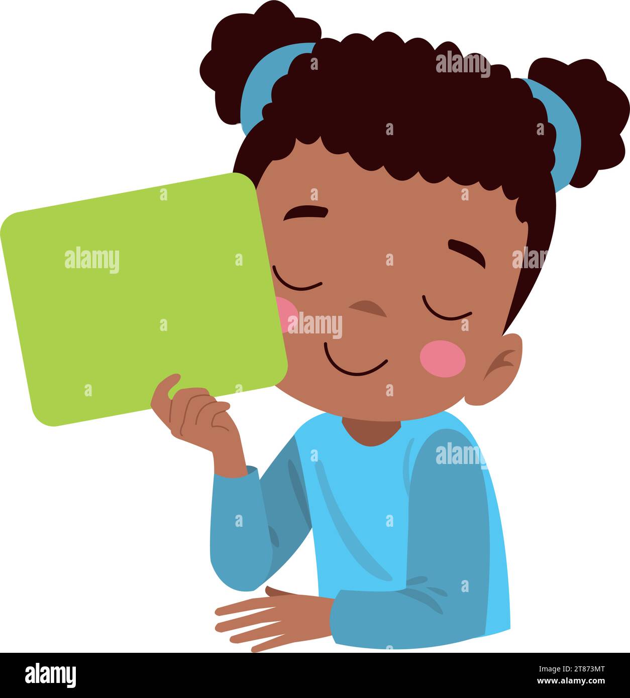 cartoon boy holding blank paper Stock Vector Image & Art - Alamy