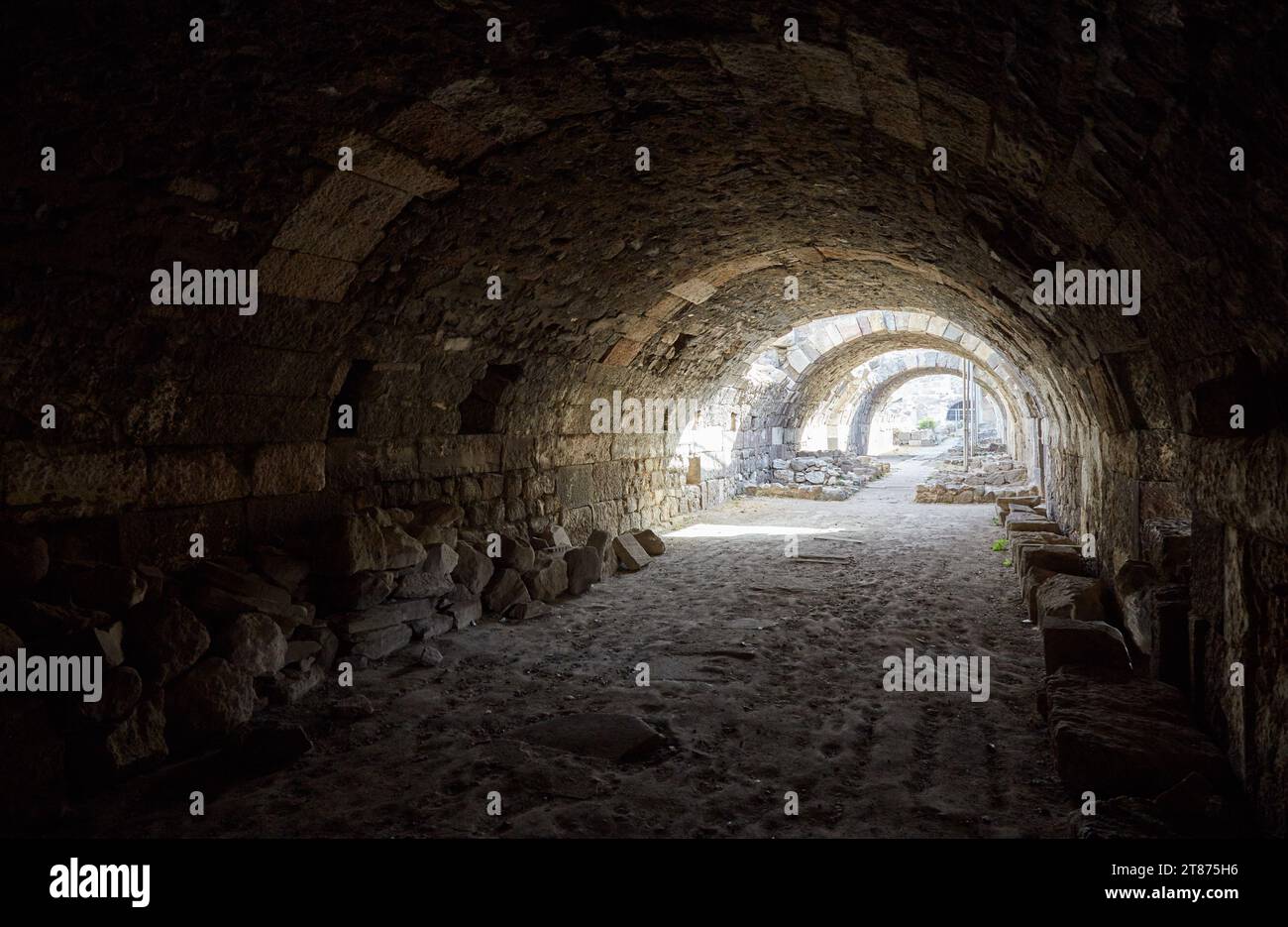 The ancient agora of Smyrna, present-day Izmir Stock Photo - Alamy