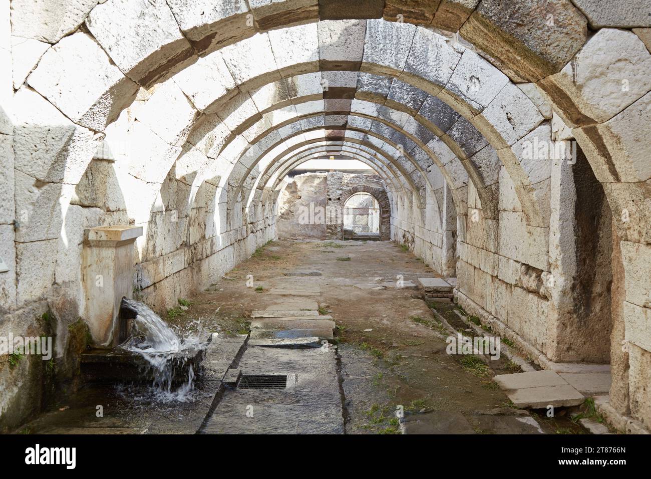 The ancient agora of Smyrna, present-day Izmir Stock Photo - Alamy