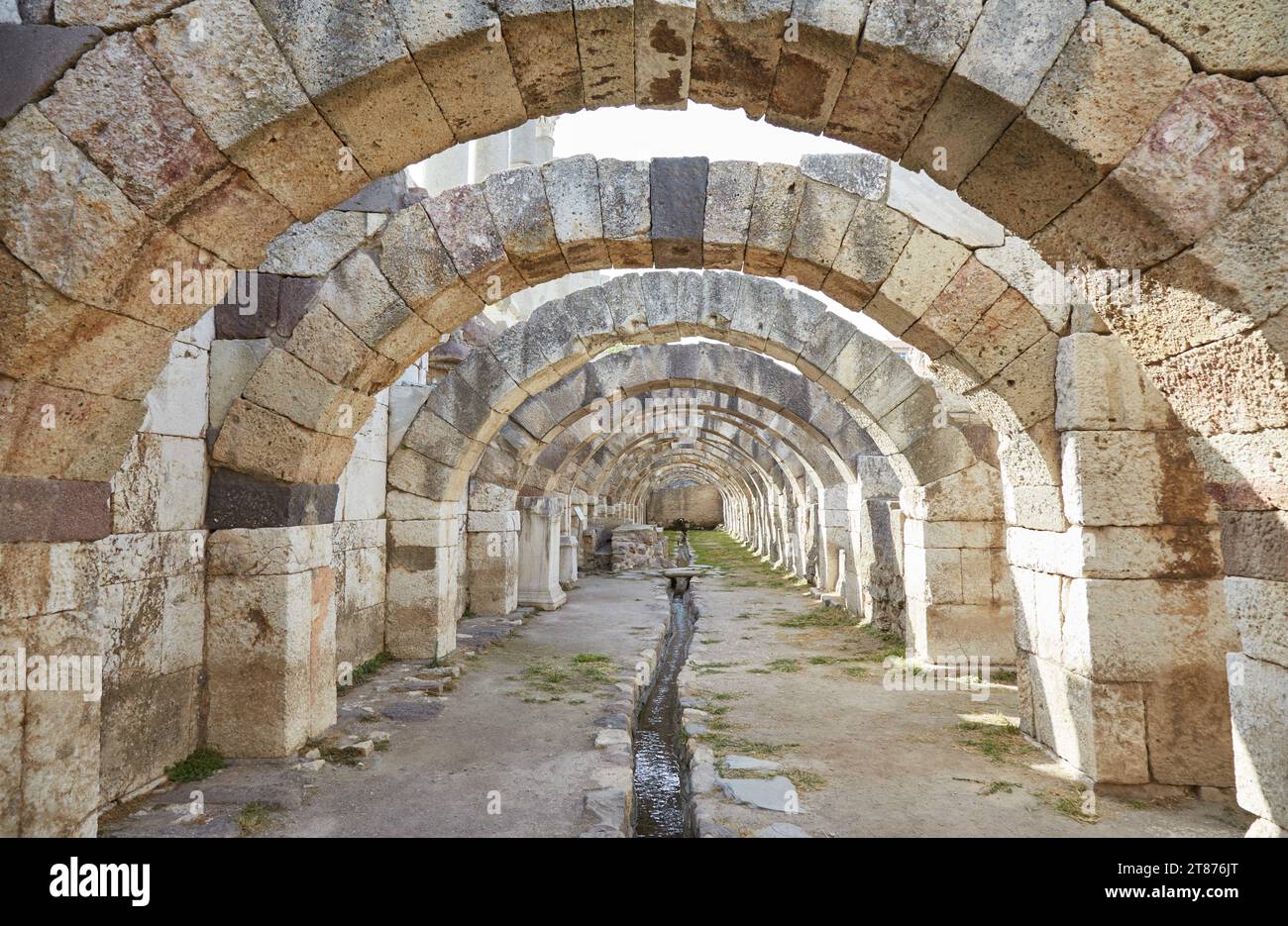 The ancient agora of Smyrna, present-day Izmir Stock Photo - Alamy