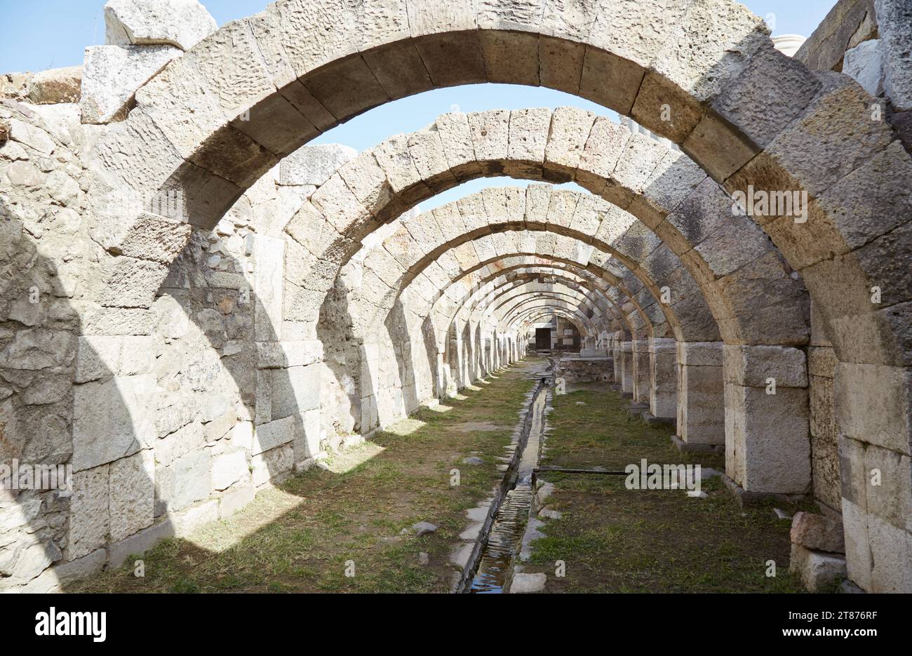 The ancient agora of Smyrna, present-day Izmir Stock Photo - Alamy