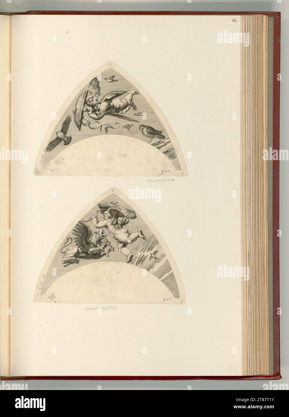 Gérard Audran (Engraver) History of the psyche, amor. Copper engraving ...