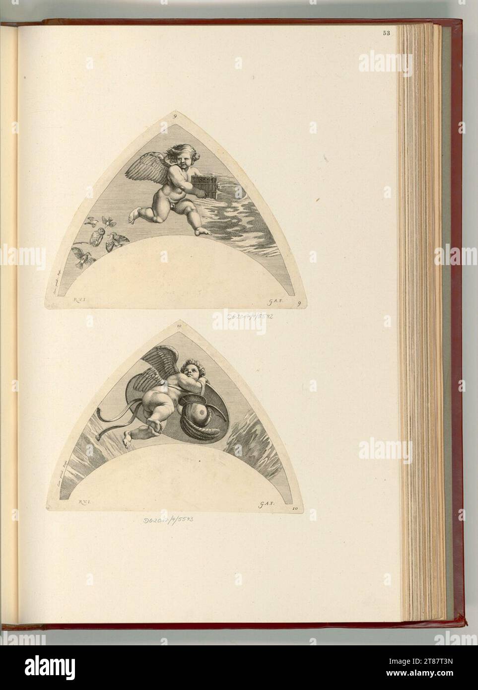 Gérard Audran (Engraver) History of the psyche, amor. Copper engraving ...