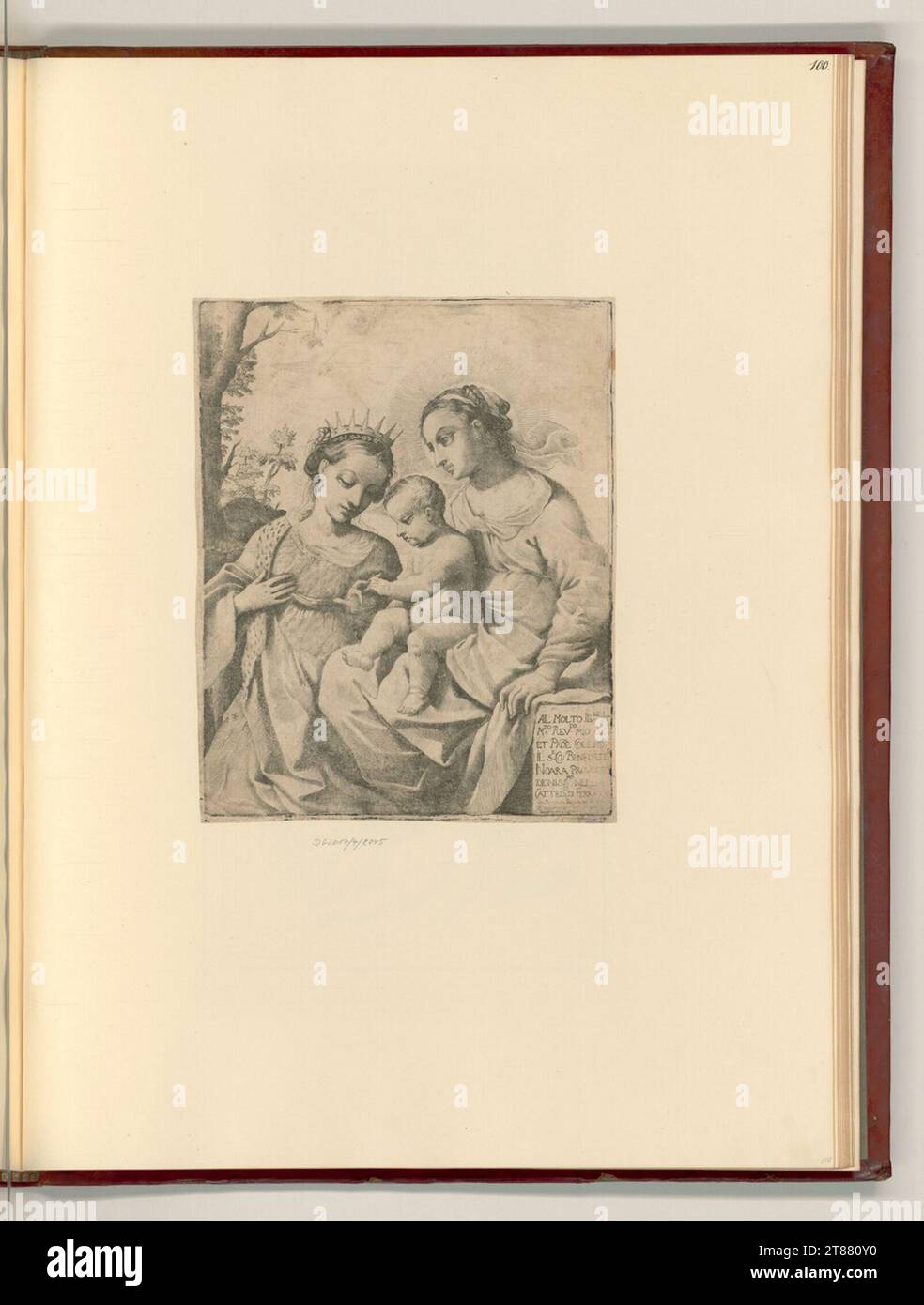 Giovanni Battista Pasqualino (Engraver) The mystical engagement of St ...