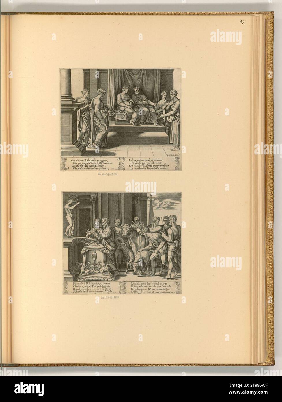 Maître au Dé (Engraver) The two sisters married kings and psyche is