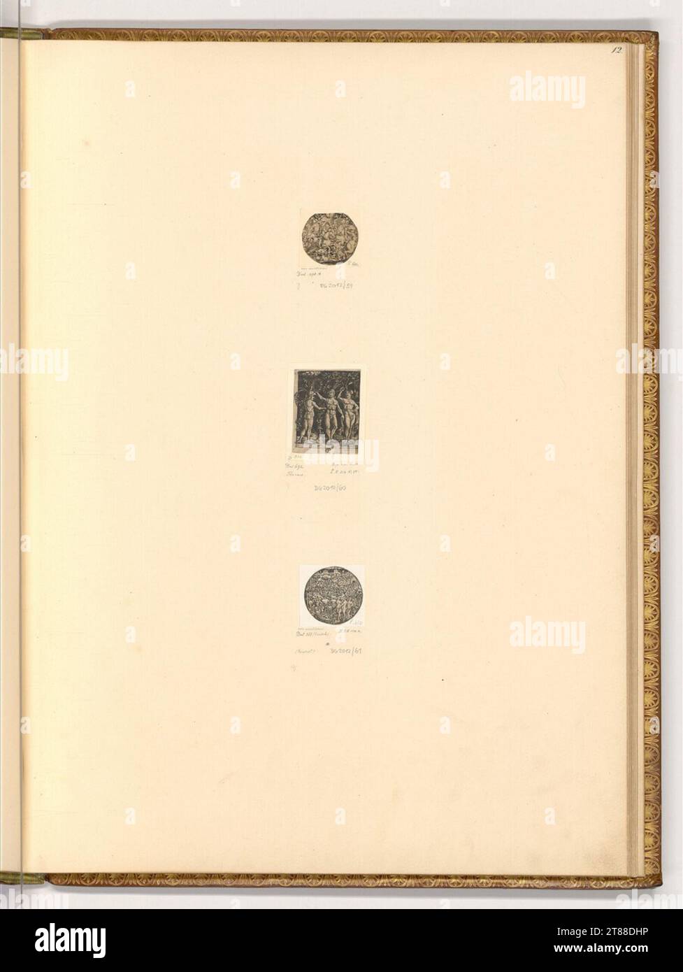 Anonym Battle display; Allegory of war; The Paris's judgment. Niello 15 ...