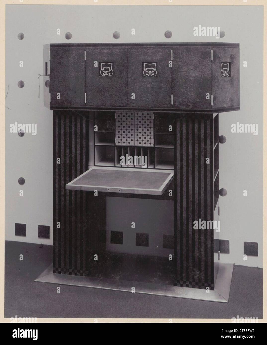 Leopold Bauer (Architekt in) Writing secretary designed by Leopold