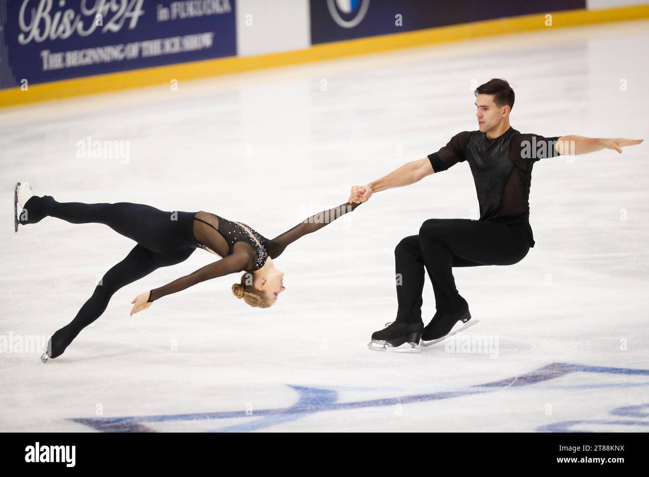 Espoo, Finland. 18th Nov, 2023. Minerva Fabienne Hase (L)/Nikita