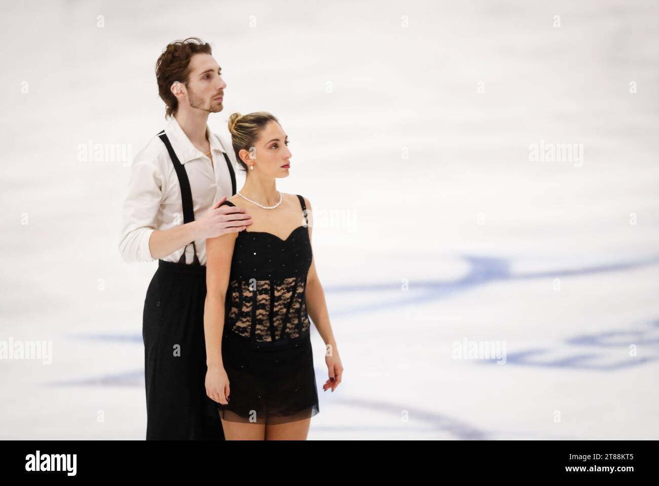 Espoo, Finland. 18th Nov, 2023. Sara Conti (R)/Niccolo Macii of Italy