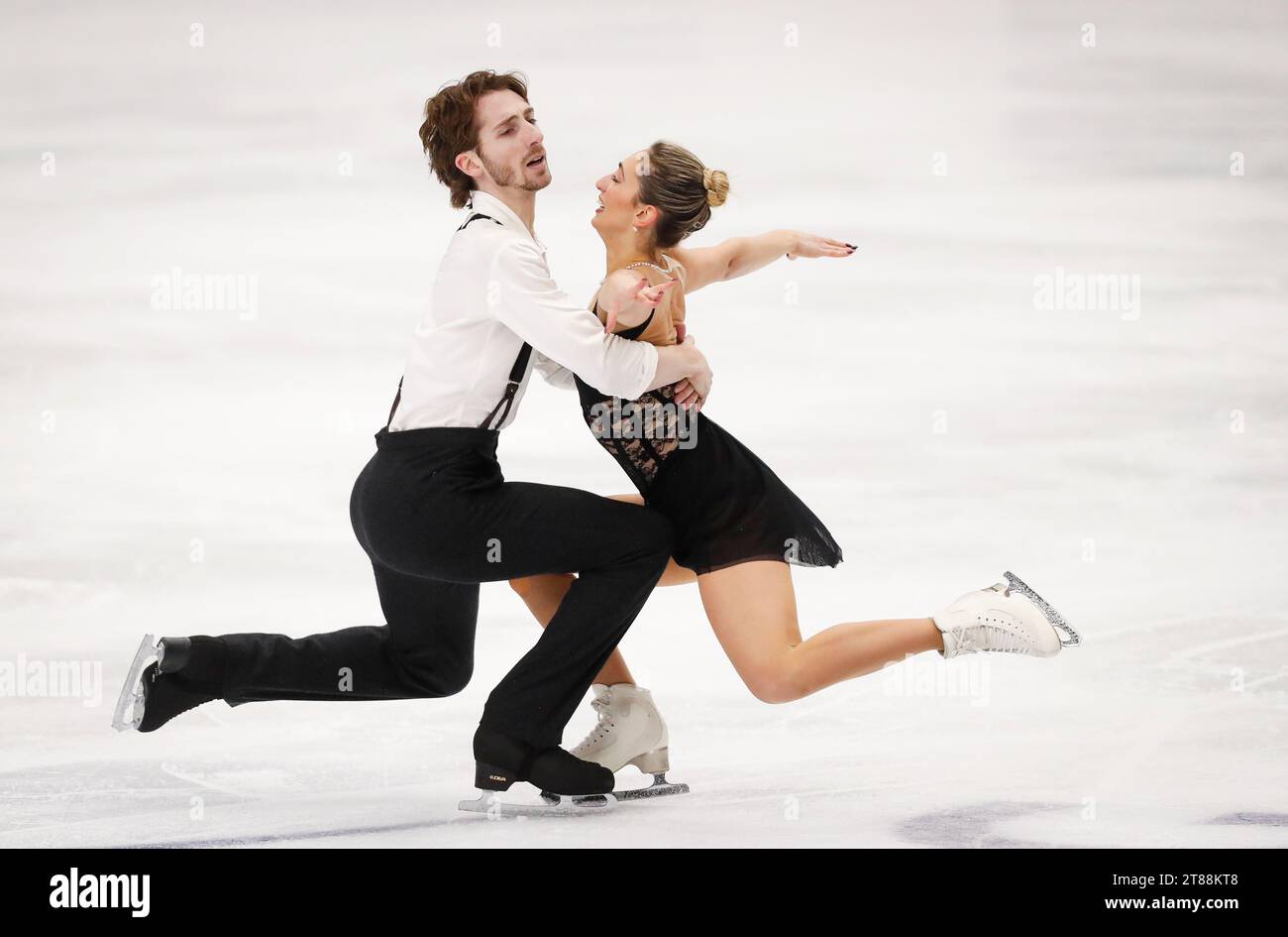 Espoo, Finland. 18th Nov, 2023. Sara Conti (R)/Niccolo Macii of Italy