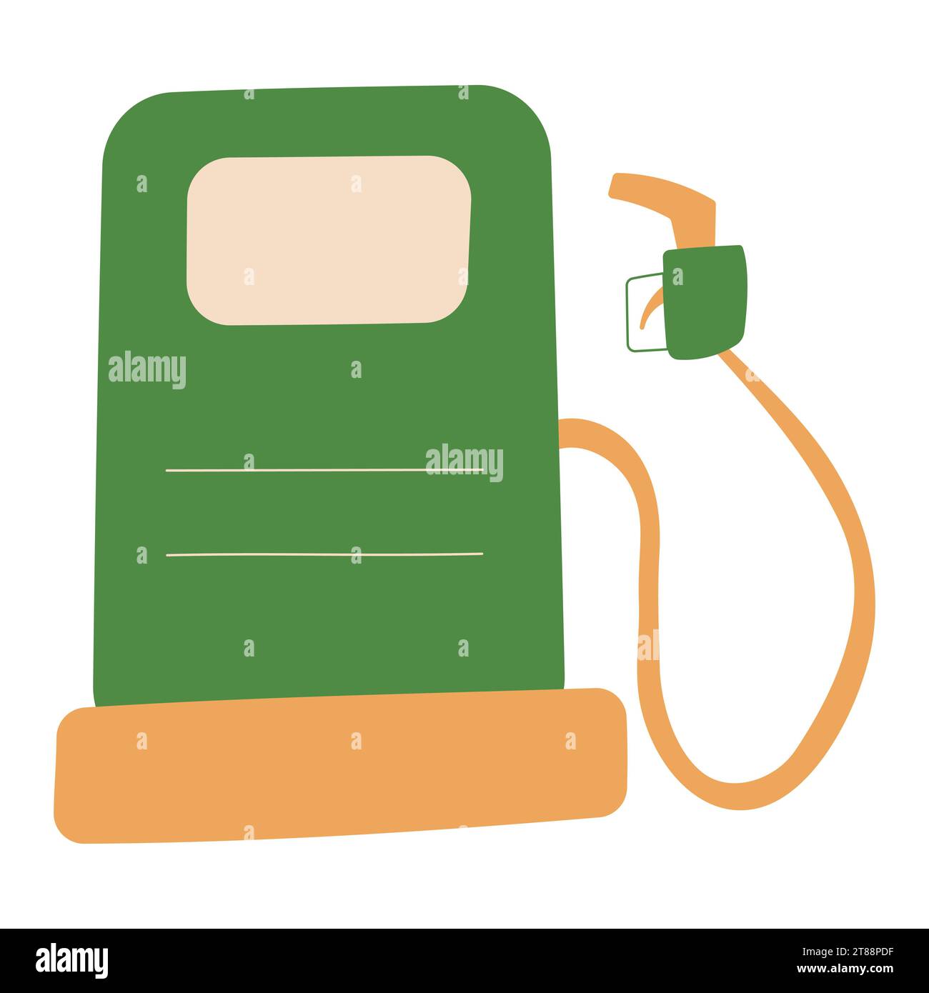 gas station fuel green eco bio icon element vector illustration Stock