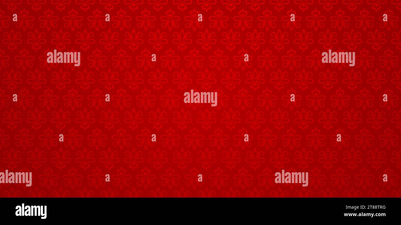 red backgrounds with a seamlessly patterned ornamental minimalist