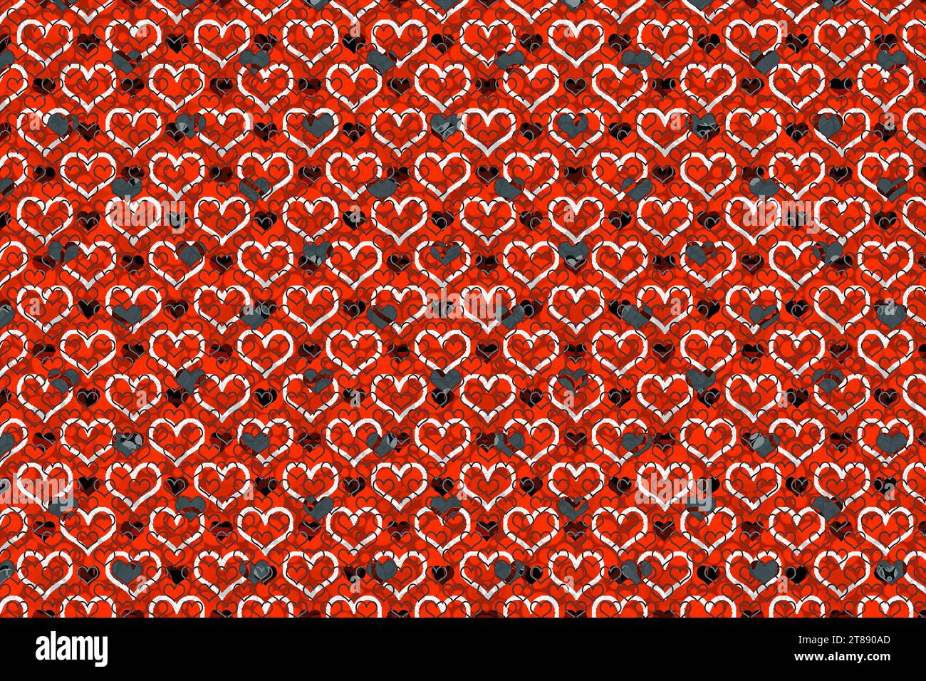 Creative abstract heart pattern background texture Stock Photo - Alamy