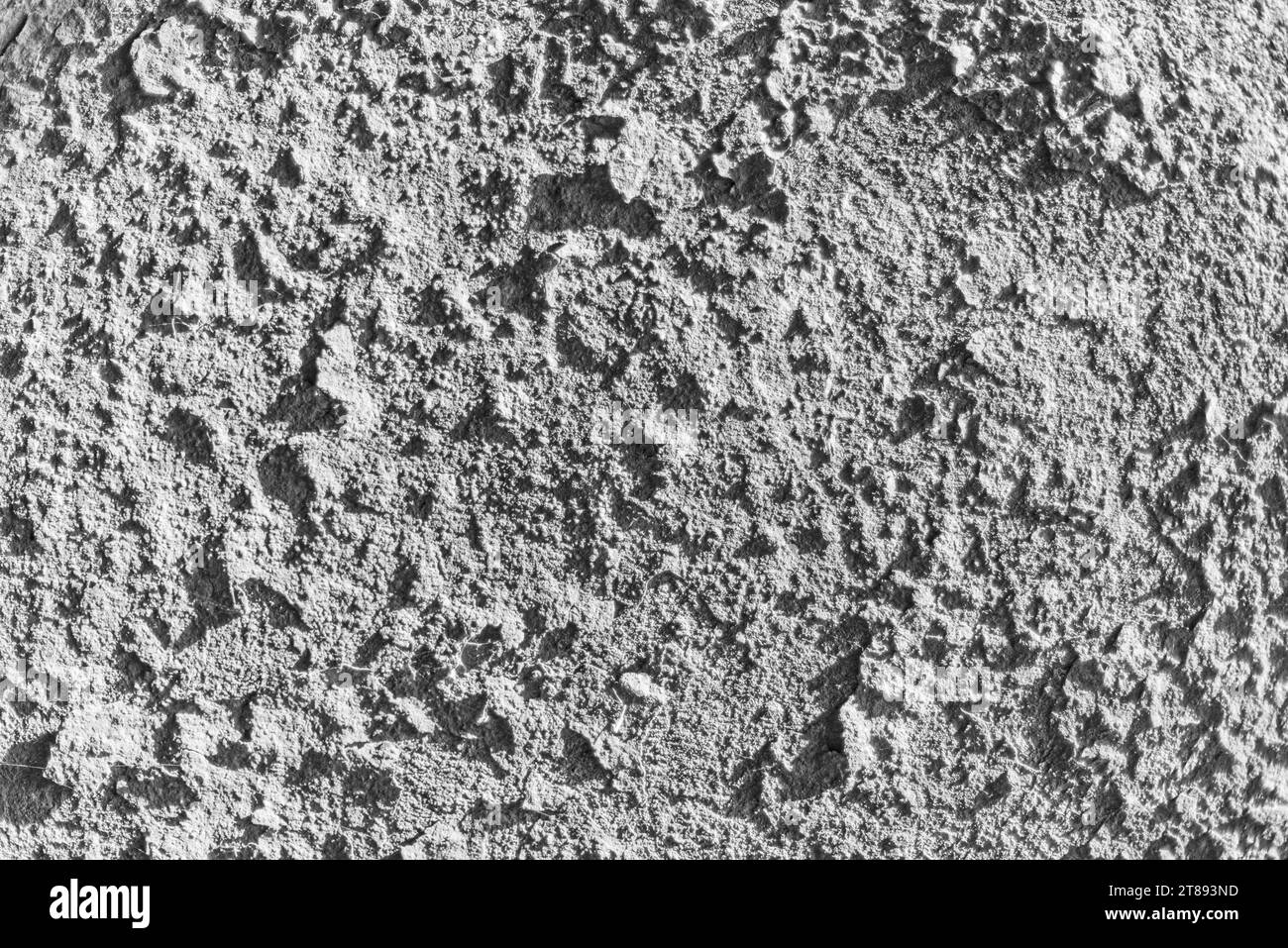 Background from gray ash resembling lunar soil. Stock Photo