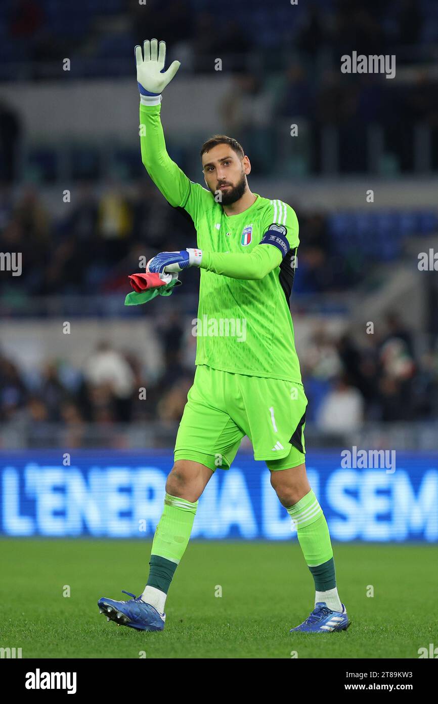 Rome, Italie. 17th Nov, 2023. Gianluigi Donnarumma goalkeeper of Italy ...