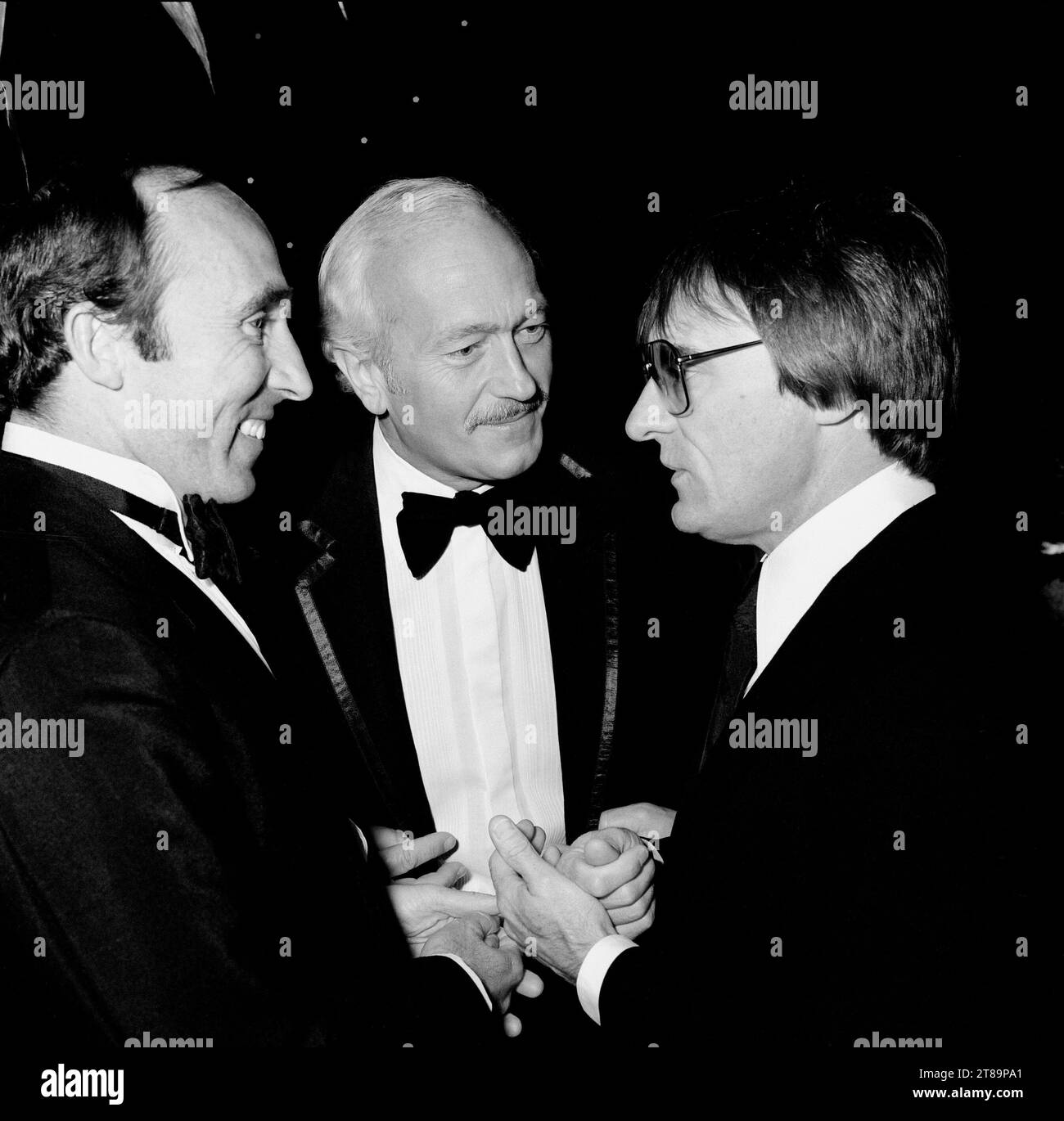 Colin Chapman Frank Williams Bernie Ecclestone Stock Photo Alamy