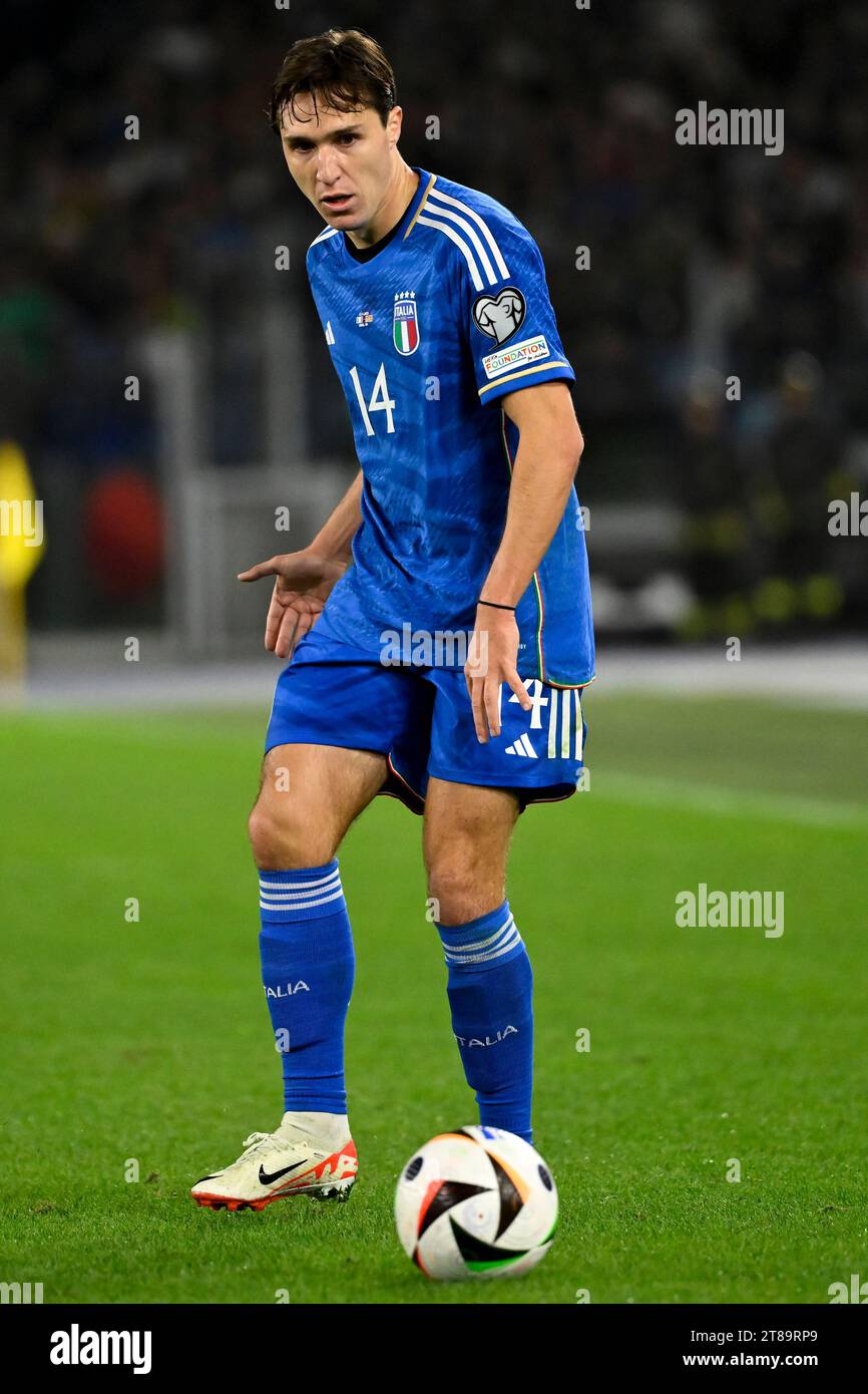 Poster Photo Signé Federico Chiesa – Italie Euro 2020 – Format A4 – Neuf