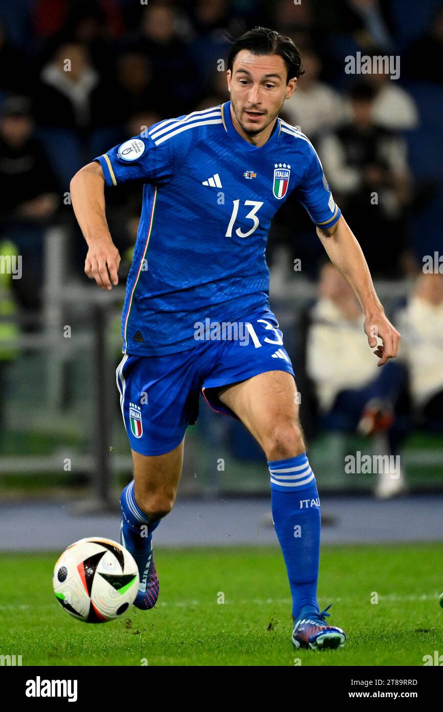Matteo Darmian of Italy in action during the Euro 2024 Qualifiers 2024