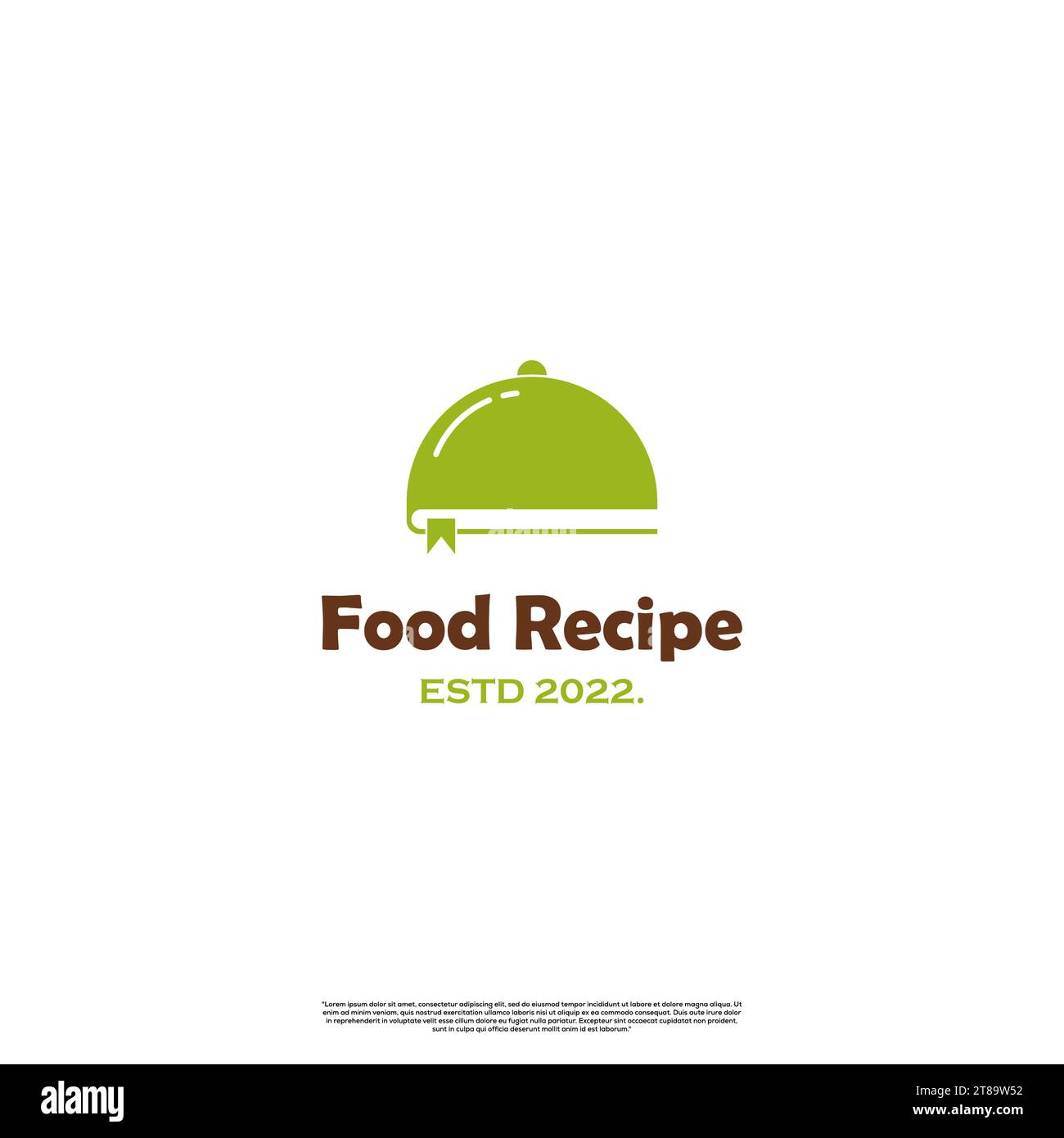 food recipe logo design modern concept Stock Vector Image & Art - Alamy